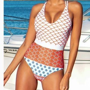 One Piece Bathing Suit - New